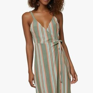 O'Neill Sloan Midi Wrap Dress